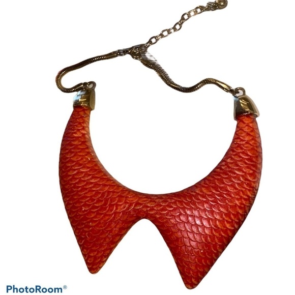 Vintage chunky bib  style statement necklace - Picture 1 of 6